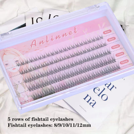 Single Cluster Natural Realistic Hybrid Eyelashes