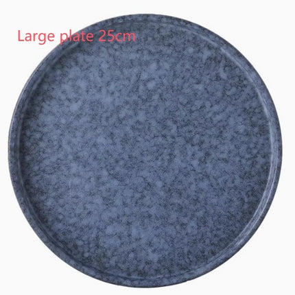 Ceramic dinner plate round creative breakfast plate