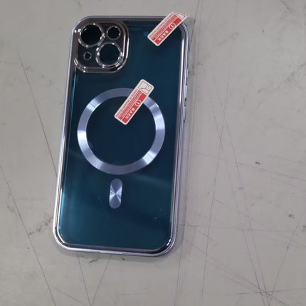 Anti-Privacy Metal Buckle Magnetic Support Wireless Charging Double-Sided Lens Full Cover Phone Case Protective Cover