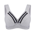 Cotton Maternity Nursing Breast Feeding Bras Prevent Sagging Pregnant Women Underwear(Gray L)