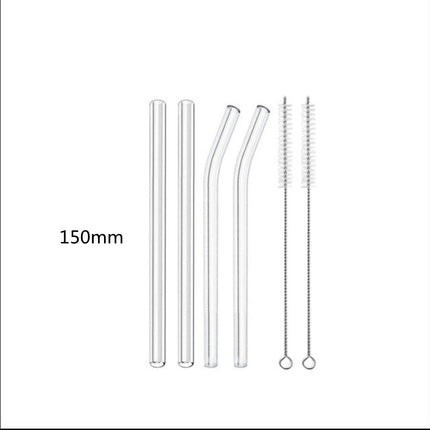 Glass Straws, Pearl Milk Tea Coarse Drinking Straws, Non-disposable Transparent Water Cups, Long Straws