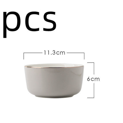 Light Luxury Ceramic Tableware Couple Tableware