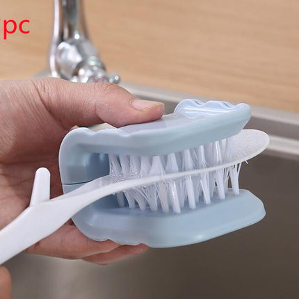 U-Shaped Knife And Cutlery Cleaner Brush Home Kitchen Cleaning Brushes Bristle Scrub Kitchen Washing