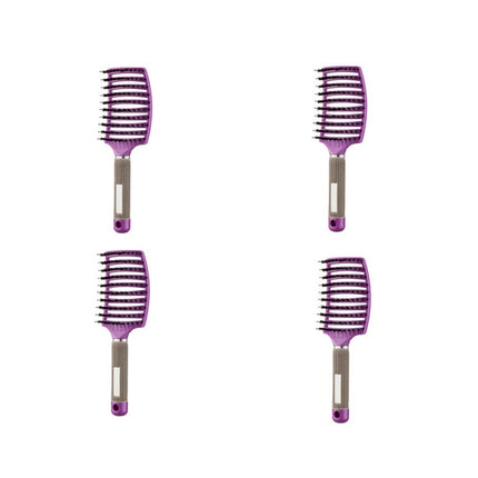 Hairbrush Anti Klit Brushy Haarborstel Women Detangler Hair Brush Bristle Nylon Scalp Massage  Teaser Hair Brush Comb