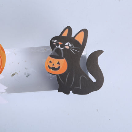 Set Of 25Pcs Halloween Party Striped Decorative Straws Disposable Drinking Straws Paper Straw Decor Happy Halloween Ghost Lantern Black Cat Halloween Party Supplies