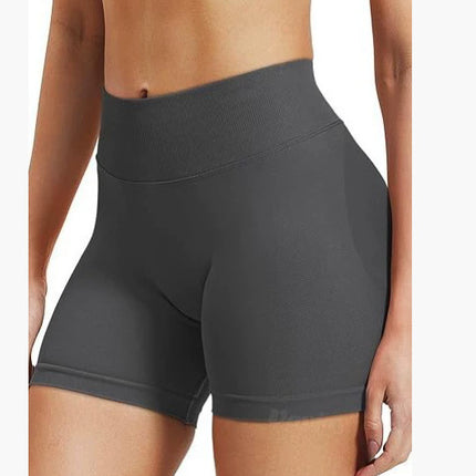 High Waist Yoga Shorts Tight Hip Raise Seamless Quick-drying Pants For Sports Fitness