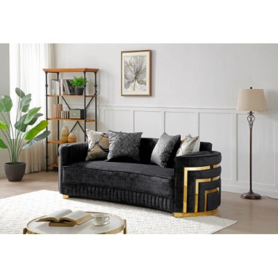 Soledad G00523A-S Sofa , Black