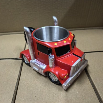 Durable Truck Coffee Mug Semi Truck Handcrafted Coffee Cup Semi-trailer Shaped Semi-Truck Coffee Mugs For Family