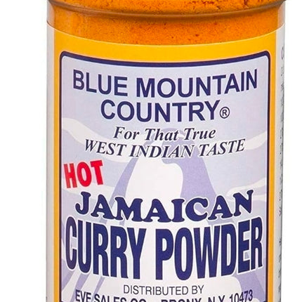 Jamaican Hot Curry Powder 6 oz  Authentic Spices for Meat, Seafood, Vegetables & More