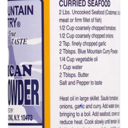 Jamaican Hot Curry Powder 6 oz  Authentic Spices for Meat, Seafood, Vegetables & More