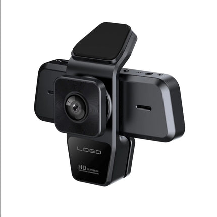1080P HD 360° Multi-Function Car Black Box with IPS Screen 3-Lens Wide Angle Dashcam 1-Year Warranty
